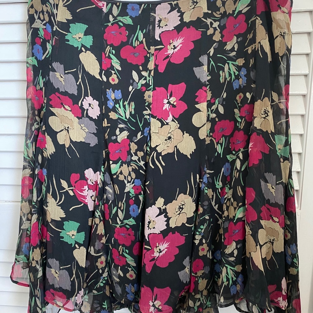 Ralph Lauren flower skirt.